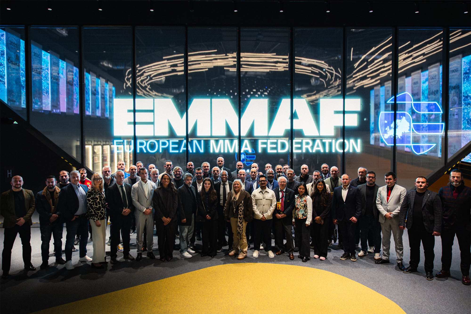 Delegáti valného zhromaždenia European IMMAF v Belehrade 2026