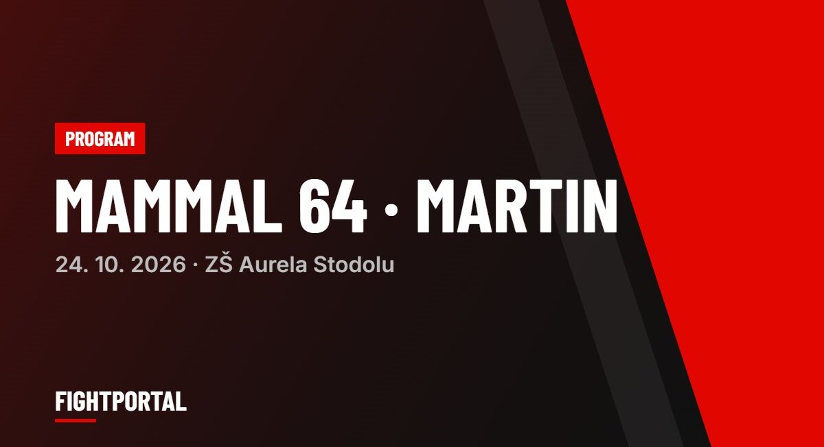 MAMMAL 64 Martin, ZŠ Aurela Stodolu, 24. 10. 2026