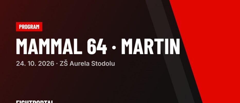 MAMMAL 64 Martin, ZŠ Aurela Stodolu, 24. 10. 2026